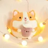 30 cm Kawaii Shiba Inu Halten Milch Tee Plüsch Spielzeug Weichgefülltes Cartoon Tierhund Puppe Schlaftkissen Puppen Girls Valentinstags Geschenk