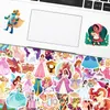 Ny sexig 50st Fairy Princess Cute Cartoon Graffiti Sticker Girls Laptop Guitar Skateboard Bagage Children Classic Toys Sticker Decals