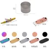 new launched smoking set metal herb grinder rainbow rolling tray bling blunt holder 5980 Q2