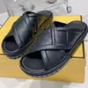 2022 Fashion Women Men Sandal Luxury Designer Lady Gentlemen Colorful Canvas Letter Anatomic Leather Slide 6 Style Model Big Size 35-45 With Bubble Wrap Box