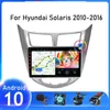 10-дюймовый HD сенсорный экран Android Car Video Multimedia Player GPS для Hyundai Accent Verna 2012-2017 Bluetooth