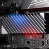 ファンの冷却Jonsbo M.2 SSD NVME HEAT SINK M2 2280 SOLID STATE HARD DISKアルミニウムヒートシンクデスクトップPCガスケットファン