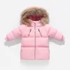 Olekid Kids Winter Down Jacket Burar Long Boys Winter Jacket 1-6 jaar Baby Girl Coat Snowsuit Snowsuit Children Parka LJ201203