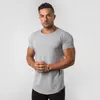 Erkek Tişörtler 2022 Alphalete Erkekler Günlük Spor Salyaçları Sıkı Fitness Mens Kısa Kollu Pamuk Bahar Spor giyim O yaka tees