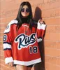 Mag Custom Metropolitan Riveters Hockey jersey 14 packer 4 janiga 10 cornine 22 olno 6 Maclaine Embroidery boa qualidade