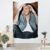 M.Pokora suspendu rectangle décor tapisserie murale plus taille tapisserie personnalisée tenture murale 220622