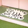 Tapijten tijger slaapkamer mat donzige kristal tapijt badzijde zijde anti slip vloerkleed deurmatige deurmat kinderkamer bed decorcarpets