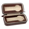 2/4/8 Slot PU Leather Watch Box Portable Travel Storage Case For Men Women Display Jewelry Organizer Gift 220428