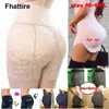 Kvinnor Sexiga Push Up Padded Panties Lady Fake Ass Underkläder Lace Padded Panties Buttock Shaper Butt Lifter Hip Enhancer Intimates Y220411