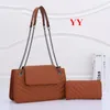 Дизайнерские сумки роскоши женская цепная сумка для плеча знаменитые сумочки бренда 2 шт.