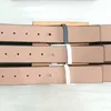 New Mens Designer Belts Classic Fashion Casual Letter Smoothle feminino Men Largura do cinto de couro 3,8 cm com caixa laranja