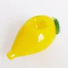 New Lemon Fruit Design Glass Hand Pipe Smoking Rig Herb Burner Portable 3.5Inch Size