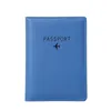 Prezzo all'ingrosso PU supporto per il passaporto in pelle Copertura logo personalizzato per il viaggio