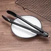 Kitchen Food clip Stainless steel barbecue clips BBQ clipper Bread Buffet steak clippers 3 sizes