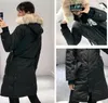 2022New Women Coat in Winter Down Jacke Damen echte Wolfspelzkragen Duckmäntel im Warm Parka Femme Slim Fit Finden Sie Offwear Parkas 1253850