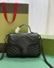 Klassieke Handtas Luxe Ontwerpers Tassen Cross Body Echt Echt Leer met Serienummer Hoge Kwaliteit Dames Mode Marmont Totes