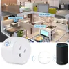 Tuya ZigBee Smart Plug US con presa timer Mini controllo vocale remoto Prese wireless domestiche compatibili con Alexa Google SmartThings8021223