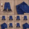 Jeans Baby Kids Clothing Baby Maternity Girls Leopard Flared Children Denim Tassels Boot Cut Dhmzw