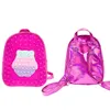 팝 지갑 어깨 가방 피젯 장난감 불안 학교 공급 배낭 실리콘 가방 생일 피젯 선물 어린이를위한 선물