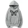 Women's Hoodies & Sweatshirts Fashion Graphic Women Cute Butterfly Shirt For Her Soft Cotton Oversized Floral