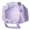 Purple Kid's Seersucker Duffel Bags 25st Lot USA Warehouse Rands Toddler Travel Barrel Bag Overnatt Duffle Purse Preppy Children's Travel Tote Domil106-1494