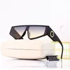 Nuevas gafas de sol cuadradas para mujer, gafas de sol de diseño de marca de ojo de gato negro para hombre, gafas de sol para mujer, gafas de sol con gradiente para conductor de viaje, gafas de sol277c