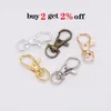 10st Lot Split Key Ring Swivel Lobster Clasp Connector för BAG BELE DOG -kedjor DIY -smycken Fynd 220623