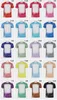 LOCAL WAREHOUSE Wholesale Sublimation Bleached Shirts Heat Transfer Blank Bleach Shirt Bleached Polyester T-Shirts US Men Women Party Supplies