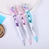 Creative Cartoon Unicorn Light Pen Mite светящаяся мяча для школьных канцелярских принадлежностей 0,5 мм писательских инструментов Школьная школьная поставка 1230 D3