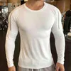 Bieganie T-THIRT THIRT THE MĘŻCZYZNA JUBIE zima Slim Fit Sport T-shirt elastyczna koszulka fitness Koszulka siłownia kulturystyka Tshirt L220704