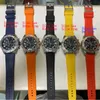 1884 Chronograph Mens Watches VK Quartz Movement Rubber Strap Luminous Men Watch Montre de luxe Sport Wristwatches