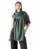 Foulards printemps été foulard en soie femmes mode crème solaire ombre plage grande longue solide coton lin femme foulards
