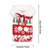 Nieuwe 2023 Kerst gebreide Wine Bottle Covers Snowflake Tree Wines Flessen met Bowknot Beer Cover Nieuwjaar Kerstmis Decoratie GC1014