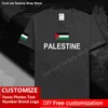 Fan di maglietta State of Palestine Fans personalizzata Fans Numer Nome Nome Branda High Street Fashion Hip Hop Casual Thirt PSE 220616GX