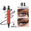 Kolorowa podwójna głowica 3.5G Szybkie suszenie wodoodporne Eyeliner Pen Triangle Stamp Długo trwałe rozszerzenie oka ołów Oczy Oku