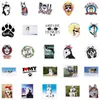 50pcs Cute Pet dog Husky Stickers Siberian dog Graffiti Kids Toy Skateboard car Motorcycle Bicycle Sticker Decals Wholesale