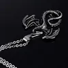 Pendentif Colliers Dragon Hommes En Acier Inoxydable Grand Collier Pendentifs Hip Hop Chaîne Bijoux Pour Cou Cadeaux Mâle AccessoiresPendentif