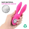 Silicone Rabbit Shape Erotic Dildo Vibrator 7 Frequency Clitoral Stimulator sexy Toys For Women G Spot Vagina Massage