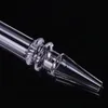 Wholesale Quartz Rig Stick Nail Hookah Smoking Accessories 5 Inches Clear Filter Tips Tester Quartz Straw Tube OD 12mm Glass Water Pipes Dab Rigs Bong