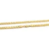 Colar de Corrente com Elo Cubano Miami Banhado a Ouro 14K Hip Hop Rapper's 10mm 20" Moda Masculina