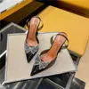 Eilyken Size 34-45 Summer Butterfly-Unding Pumps Fashion Strange Style Strange Tranaparent Female Eneel Shoes Wedding Sandal Dgjedthysg