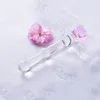 Massage Crystal Glass Dildos Gay Sex Products Butt Plug Vaginal Anal Stimulation Beads Penis for Women Anal Plug Sex Toys306h3979851