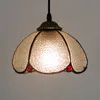 Lampade a sospensione Lampada in vetro colorato barocco turco mediterraneo Cucina Camera da letto Balcone Ingresso Corridoio Illuminazione Lampada a sospensione a LED