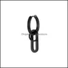 Body Arts 316L Stainless Steel Earring Hoops Korean Style Hip Hop Piercing Hoop Ear Ring For Men And Women Drop Deliv Topscissors Dhiyn