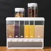 Storage Bottles & Jars Rice Box Dispenser Container Grain Jar Cereal Bucket Food Kitchen OrganizerStorage
