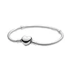 Luxus-Designer-Charm-Armbänder aus 925er-Sterlingsilber, Top-Qualität, Logo, Herz, Markenschmuck, Pan-Armband, Roségold, Silber, mit Originalverpackung für Damen, Geburtstagsgeschenk