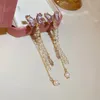 Ciondola Lampadario 2022 Nuovo Coreano Elegante Fiore Lungo Nappa Orecchini A Pendaglio Per Le Donne Ragazze Dolce Farfalla Pendientes Gioielli