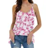 Frauen Sexy Tank Tops Ärmellose Rundhals Blume Gedruckt Lose Tanks Casual Plus Größe Mode Kleidung Top Camisetas Mujer 2022 l220706