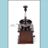 Mills Kitchen Tools Kitchen Dining Bar Home Garden Mini Retro Coffee Grinder Manual Vintage Wood Bean Grinders Slipning Perry Cafe Handma