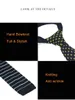 細い男性のためのメンズタイのネクタイ編みネックウェアブランドネクタイストライププリントメンズネックネクタイドレスシャツ2 PCS/LOT 0CMA